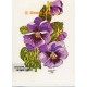 Purple Pansies  - #TOR955  -  PRINT