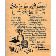 Recipe For A Happy Home  - #AOR26  -  PRINT