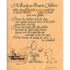 A Recipe To Preserve Children  - #AOR76  -  PRINT