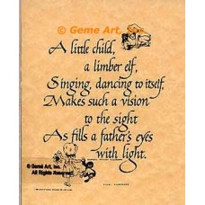 A Little Child  - #AOR86  -  PRINT