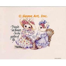 Friends Are Flowers  - #AOR120-1  -  PRINT