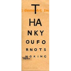Thank You For Not Smoking  - #AOR99  -  PRINT