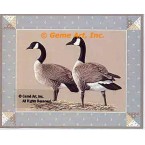 Country Geese  - #BOR46  -  PRINT