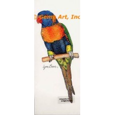 Red-Collard Lorikeet  - #COR113  -  PRINT