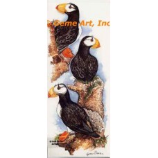 Puffins  - #COR114  -  PRINT