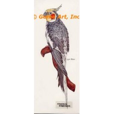 Cockatiel  - #COR58  -  PRINT