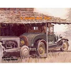 1929 Ford Model "A" Roadster  - #GOR1  -  PRINT