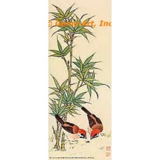 Birds & Bamboo  - #OOR4  -  PRINT