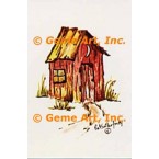 Outhouse  - #PB127  -  PRINT