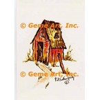 Outhouse  - #PB128  -  PRINT