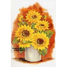 Sunflowers In Container  - #SOR47  -  PRINT