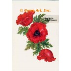 Three Poppies  - #SOR50  -  PRINT