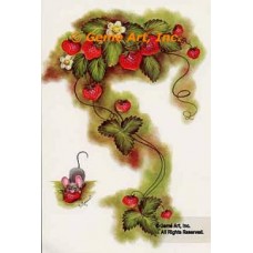 Strawberries With Mouse  - #SOR7  -  PRINT