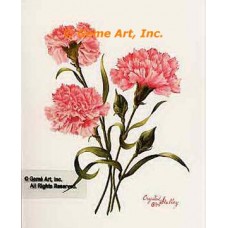 Pink Carnations  - #IOR123  -  PRINT