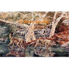 Wolves  - #ZOR714  -  PRINT