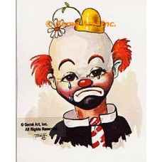 Clown  - #TOR258  -  PRINT