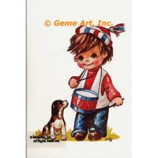 Patriotic Drummer  - #TOR913  -  PRINT