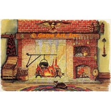 Fireplace  - #TOR927  -  PRINT