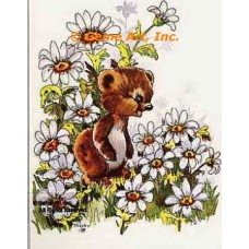 Cub In Daisies Field  - #TOR950  -  PRINT