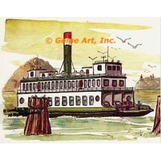 Ferry Boat  - #TORT2001  -  PRINT