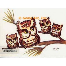 Owls  - #TOR208  -  PRINT