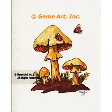 Mushrooms & Lady Bugs  - #TOR282  -  PRINT