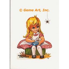 Little Miss Muffet  - #TOR305  -  PRINT