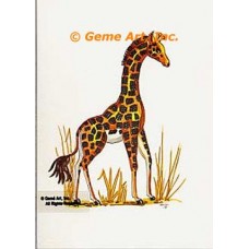 Raggedy Giraffe  - #TOR320  -  PRINT