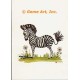 Raggedy Zebra  - #TOR321  -  PRINT