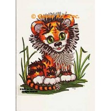 Raggedy Tiger  - #TOR323  -  PRINT