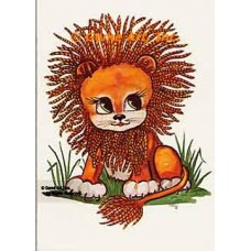 Raggedy Lion  - #TOR324  -  PRINT