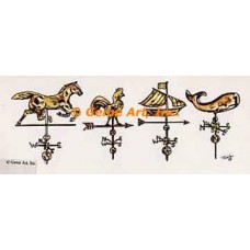 Weathervanes  - #TOR3569  -  PRINT