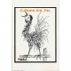 Rooster On Fence  - #TOR370  -  PRINT