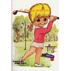 Golfing  - #TOR964  -  PRINT