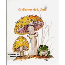 Mushrooms & Frog  - #TOR2022  -  PRINT