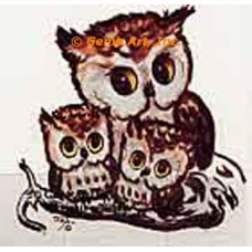 Owls  - #TOR570  -  PRINT