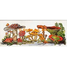 Mushroom Garden  - #TOR602  -  PRINT
