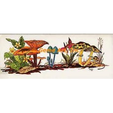 Mushroom Garden  - #TOR603  -  PRINT