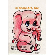 Pink Elephant  - #TOR69  -  PRINT