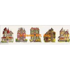 Victorian Homes  - #TOR750  -  PRINT