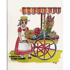 Flowercart  - #TOR816  -  PRINT