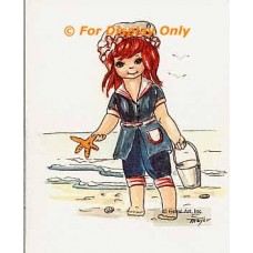 A Day At The Beach  - #TOR845  -  PRINT