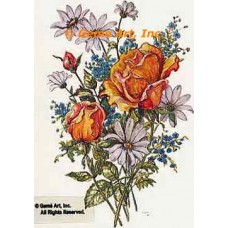 Summer Bouquet  - #TOR994  -  PRINT