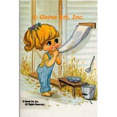Cleaning  - #TORG107  -  PARCHMENT PRINT