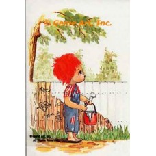 White Picket Fence  - #TORG114  -  PARCHMENT PRINT