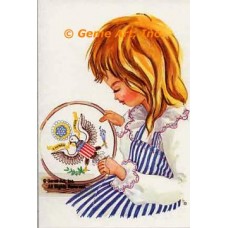 Needlework  - #TORG126  -  PARCHMENT PRINT