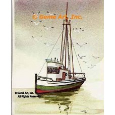 Boat  - #TORT812  -  PRINT
