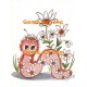 Cute Worm  - #TOR3011  -  PRINT