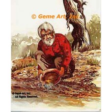 Gold Panner  - #TORT290  -  PRINT