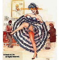 Can Can Dancer  - #TORT804  -  PRINT